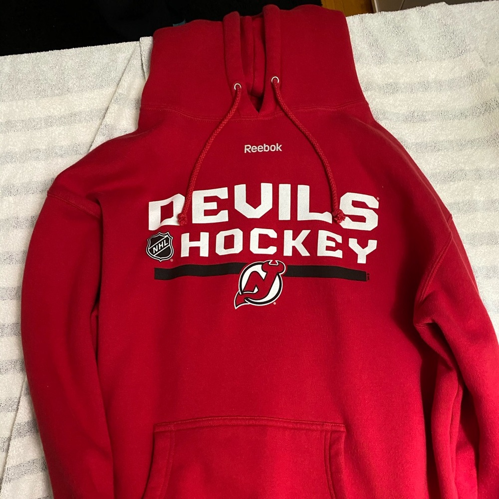 NEW NHL DEVILS HOCKEY HOODIE